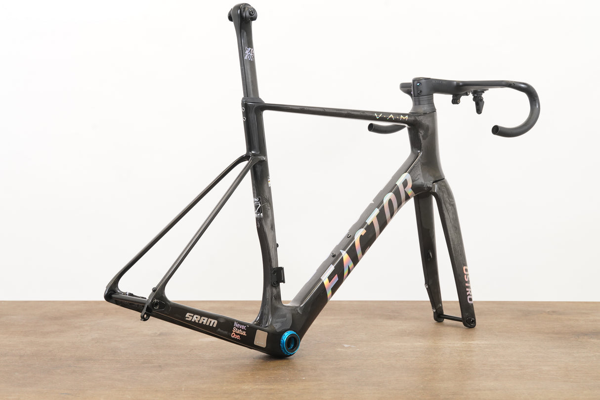 2025 56cm Factor Ostro VAM V2 2.0 Carbon Disc Brake Road Frameset + Cockpit