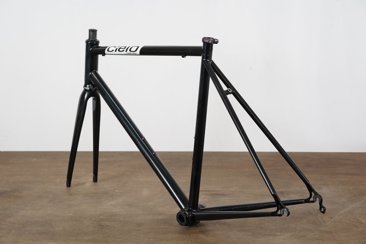 56cm Chris King Cielo Steel Rim Brake Road Frameset