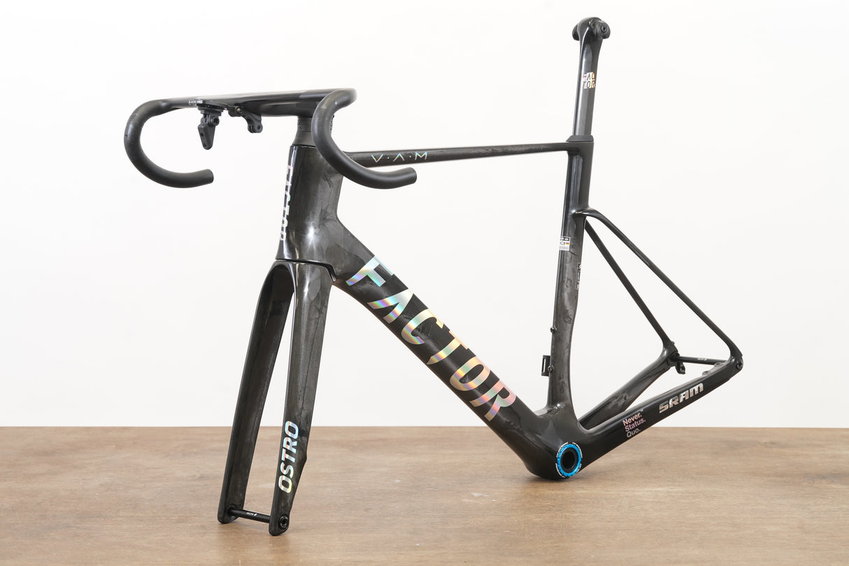 2025 56cm Factor Ostro VAM V2 2.0 Carbon Disc Brake Road Frameset + Cockpit
