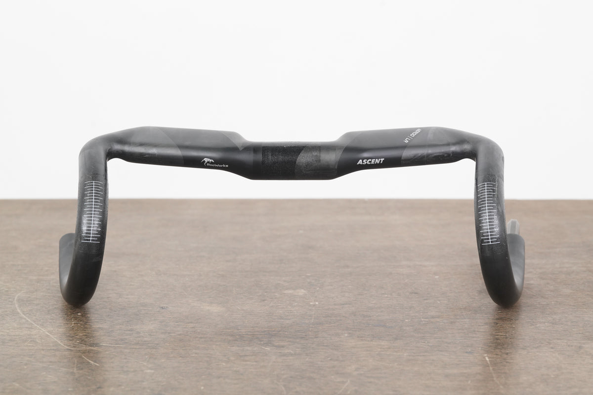 40cm Ascent Aeroo LR Carbon Aero Compact Road Handlebar 31.8mm