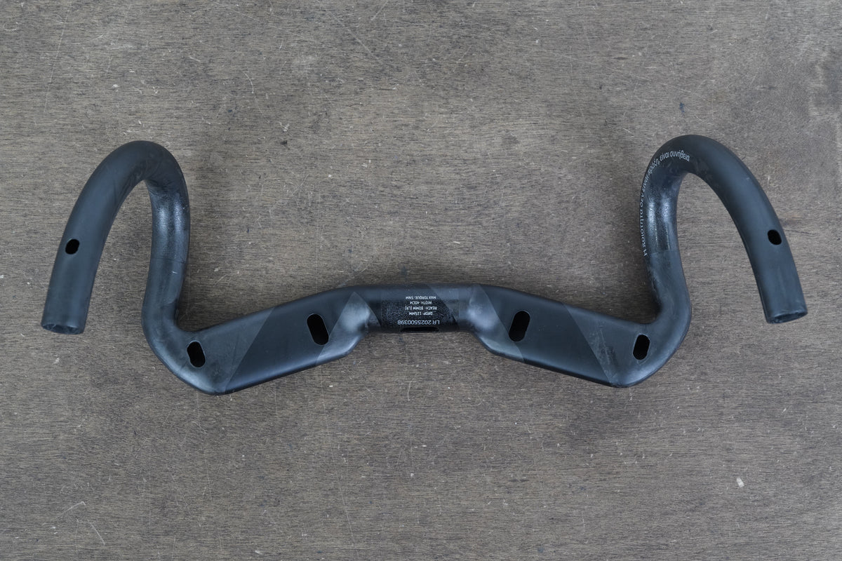 40cm Ascent Aeroo LR Carbon Aero Compact Road Handlebar 31.8mm
