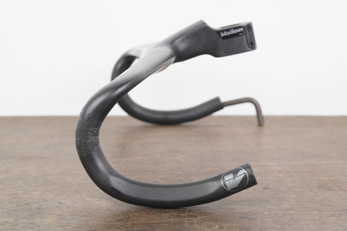 42cm 110mm -6 Degree Vision Metron 5D ACR Carbon Barstem Handlebar 1 1/8"