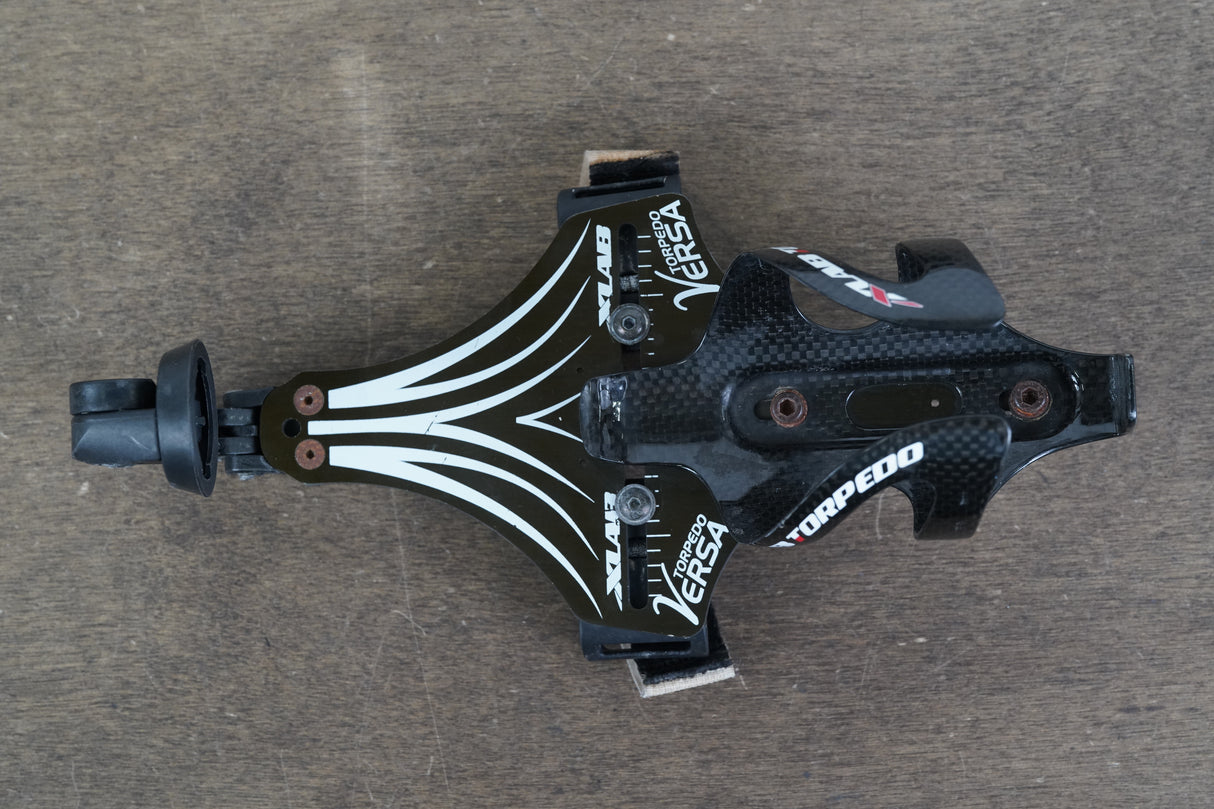 (1) XLAB Torpedo TT Extension Mount + XLAB Carbon Bottle Cage + Wahoo Mount 202g