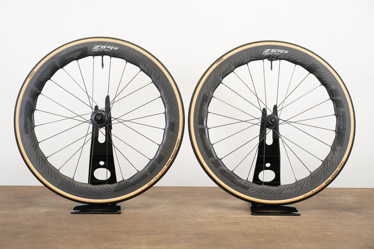Zipp 454 NSW ZR1 Carbon Tubeless Clincher Disc Brake Wheelset 11 speed