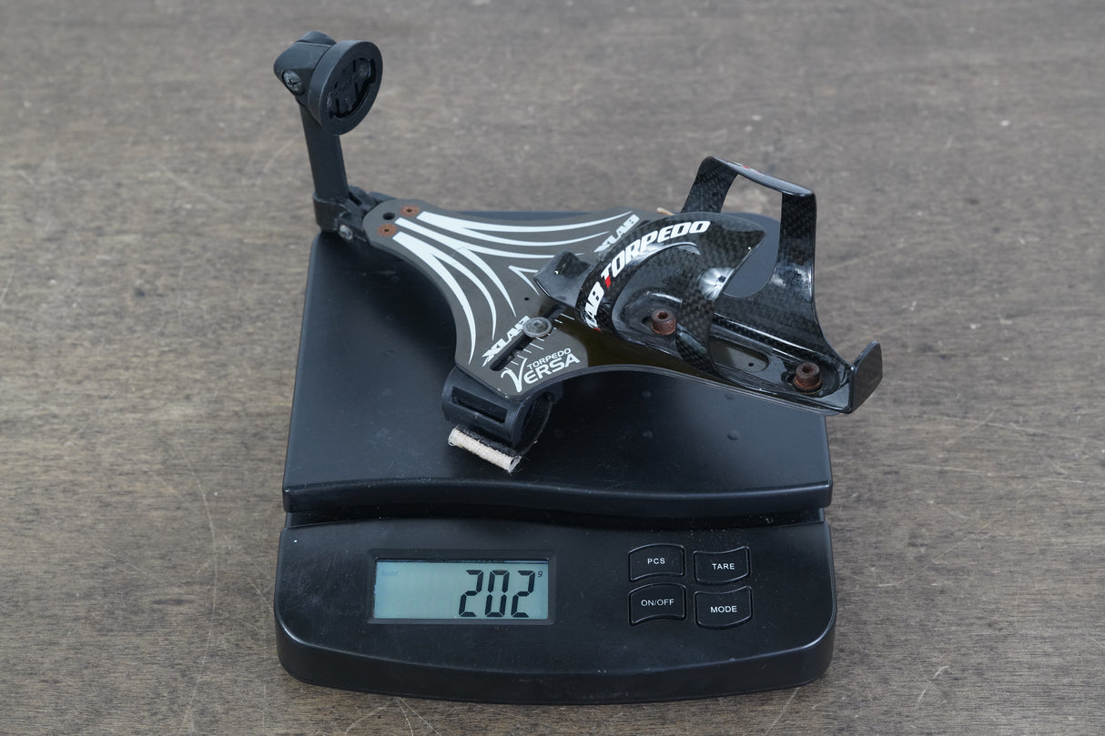 (1) XLAB Torpedo TT Extension Mount + XLAB Carbon Bottle Cage + Wahoo Mount 202g