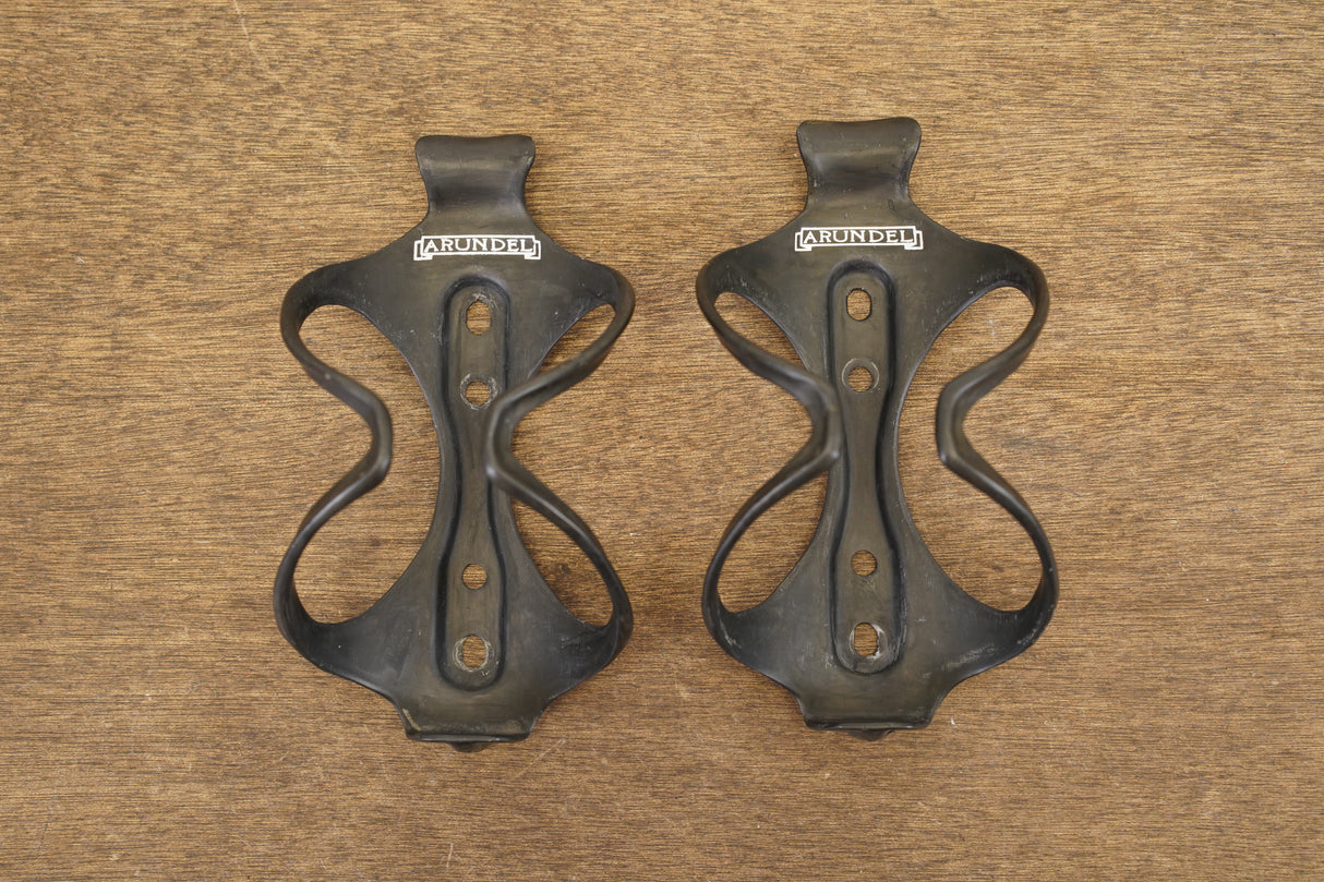 (2) Arundel Mandible Carbon Water Bottle Cages 49g