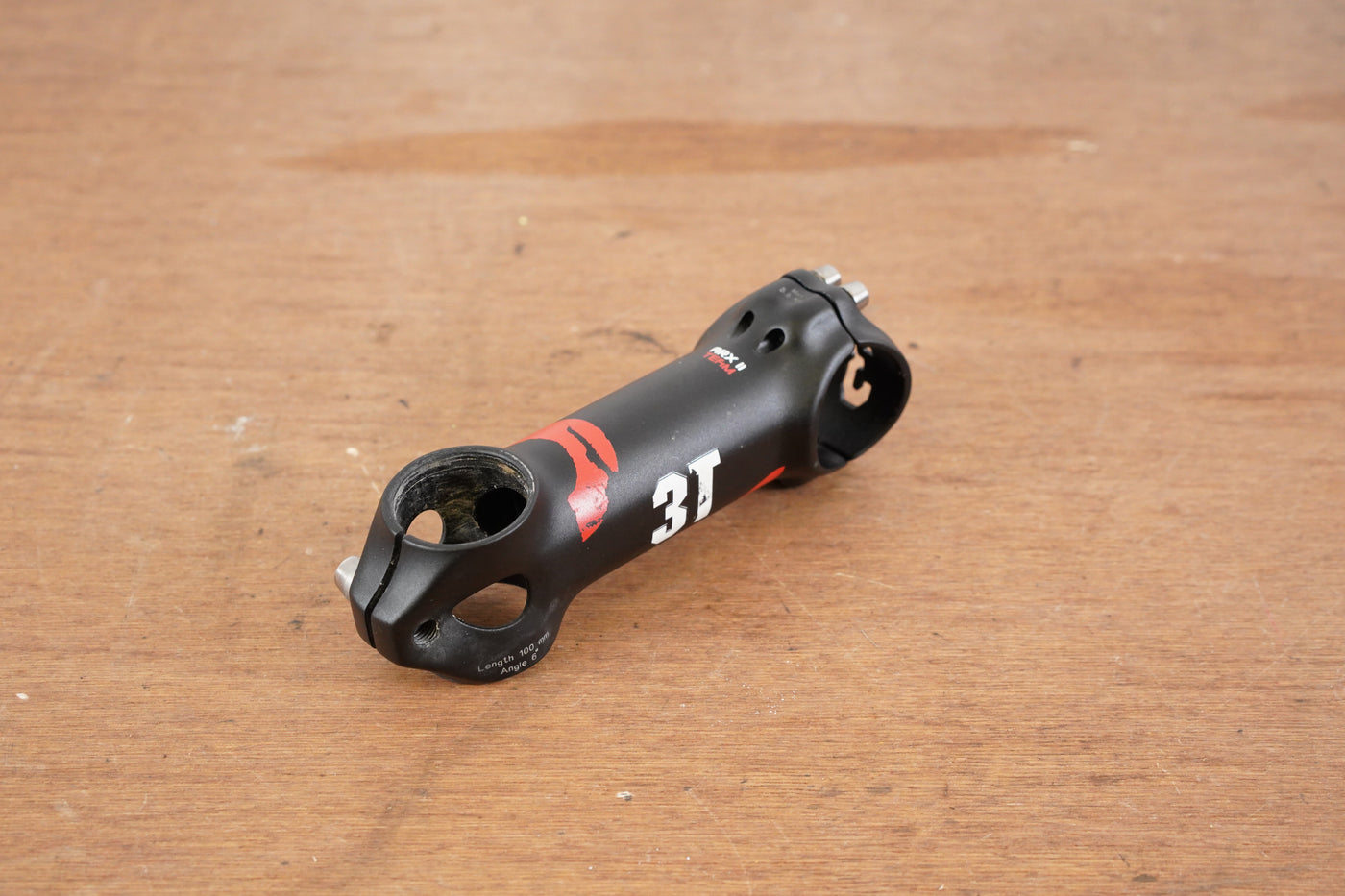 3T ARX II Team 100mm ±6 Degree Alloy Road Stem 127g 1 1/8" 31.8mm