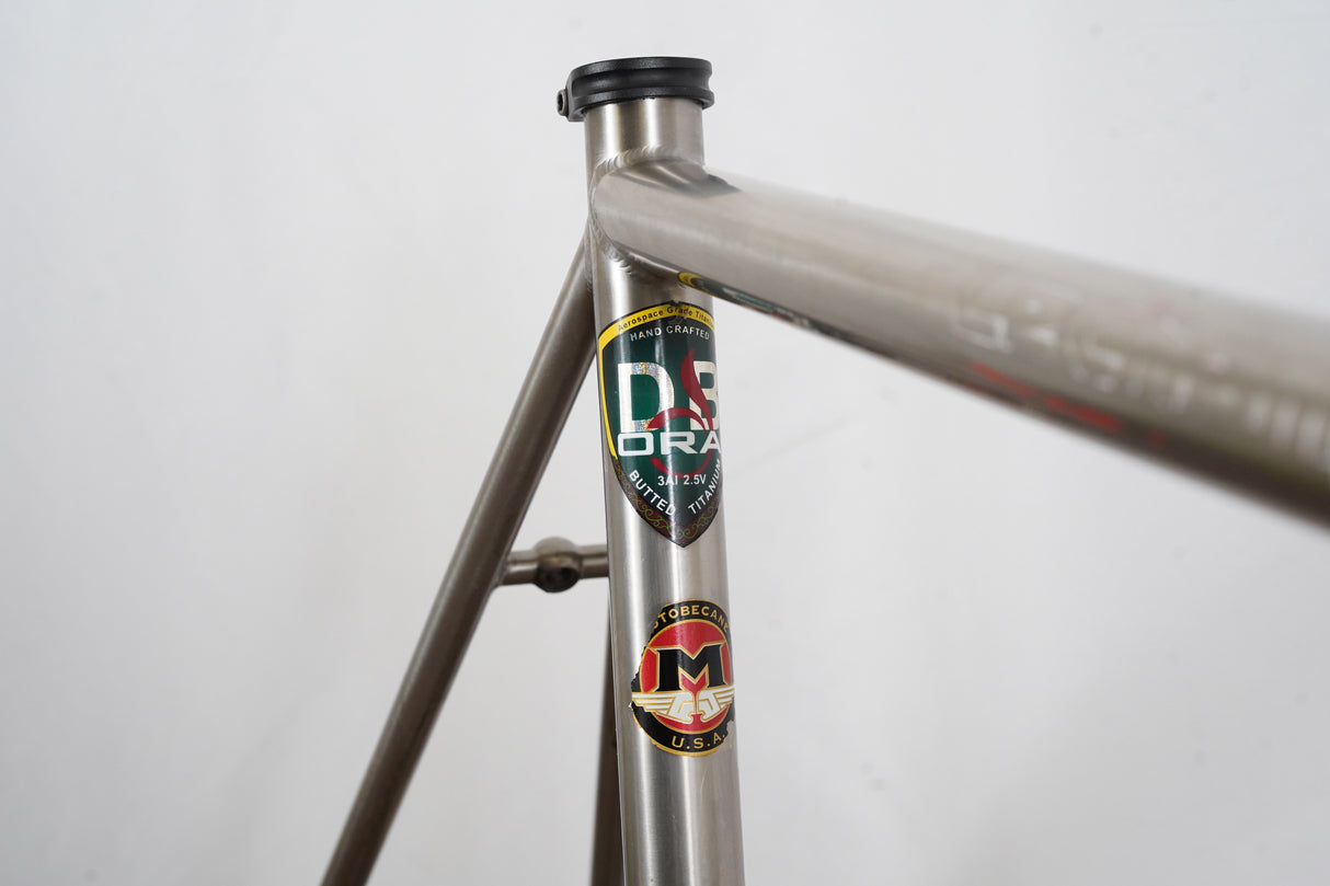 56cm Motobecane Le Champion Titanium Rim Brake Road Frameset