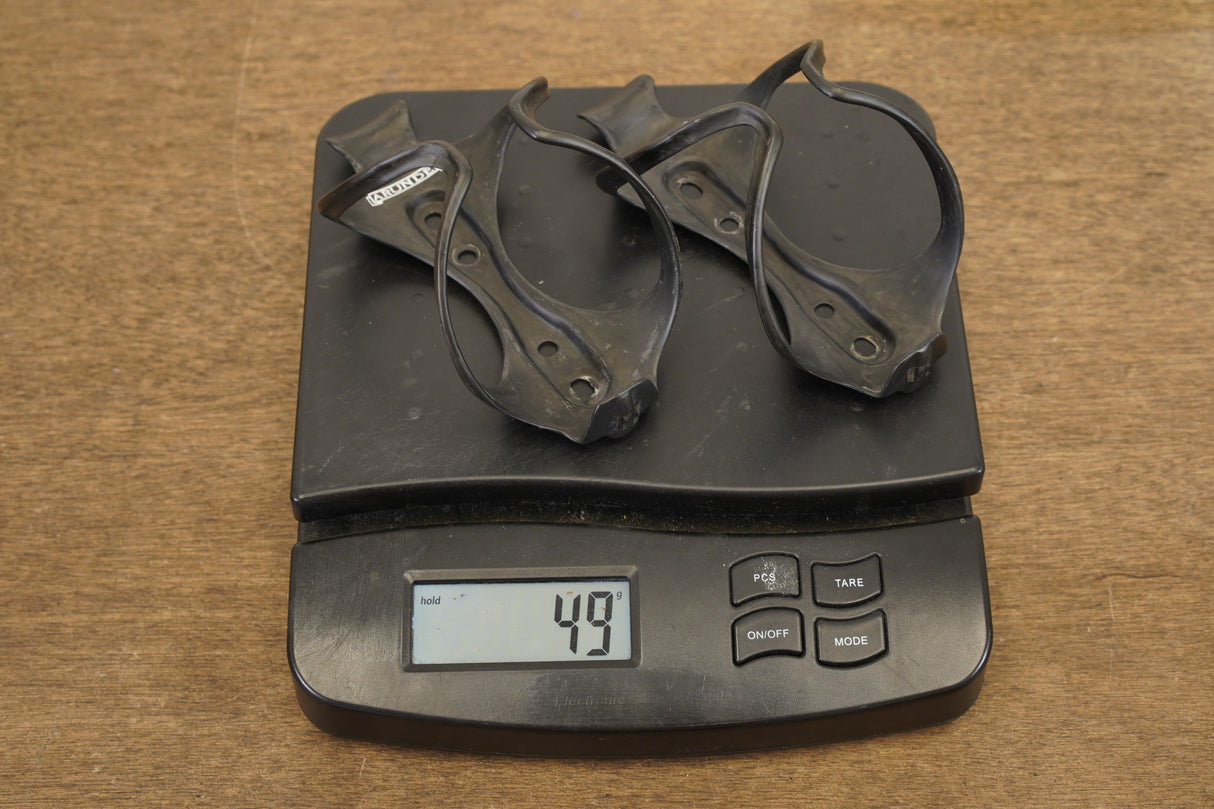 (2) Arundel Mandible Carbon Water Bottle Cages 49g