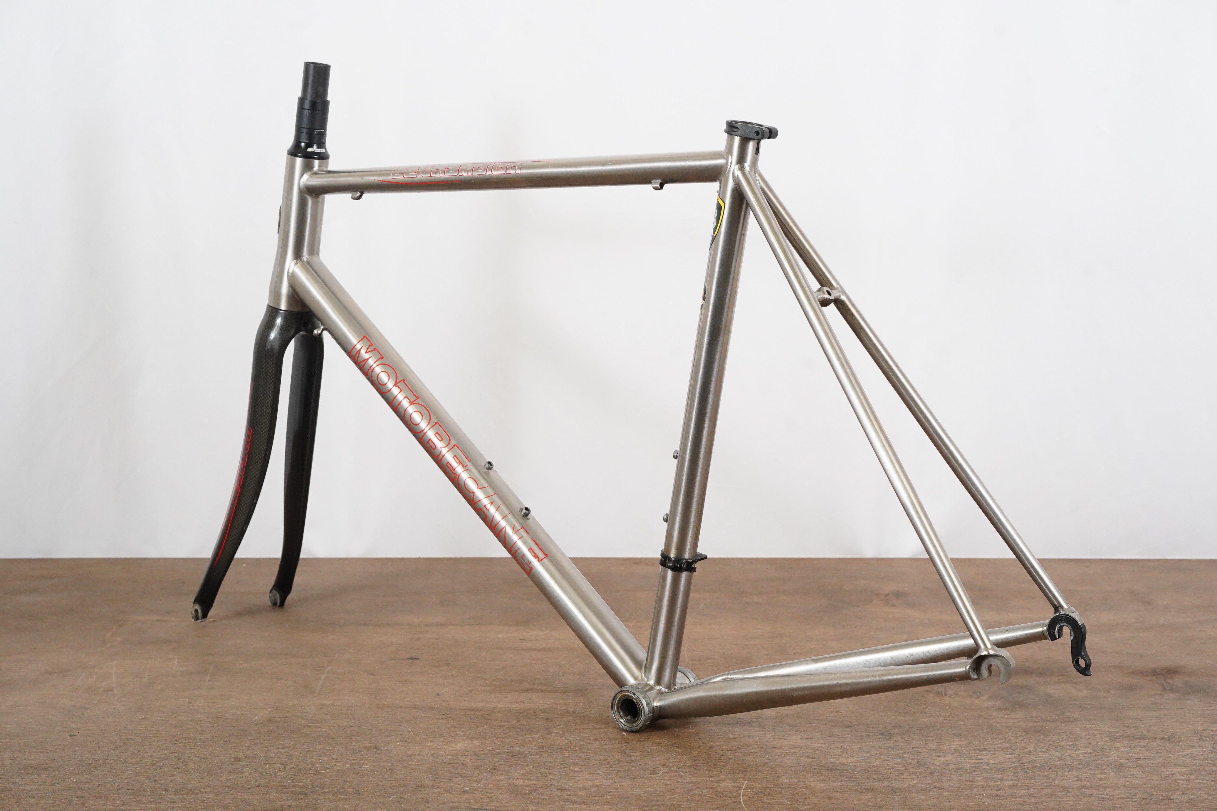 56cm Motobecane Le Champion Titanium Rim Brake Road Frameset Elevate Cycling