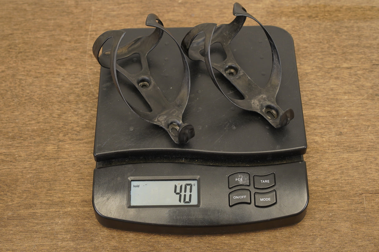 (2) Carbon Water Bottle Cages 40g