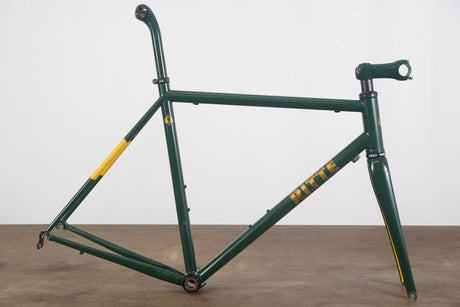 56cm Ritte Snob Stainless Steel Rim Brake Road Frameset + ENVE Stem Seatpost