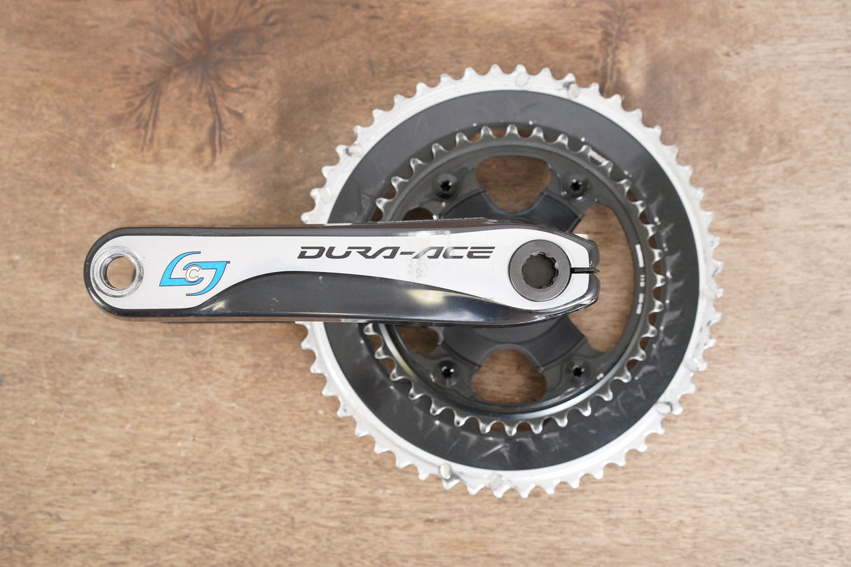 170mm 52/36T Shimano Dura-Ace FC-9000 11 Speed Stages Power Meter Crankset