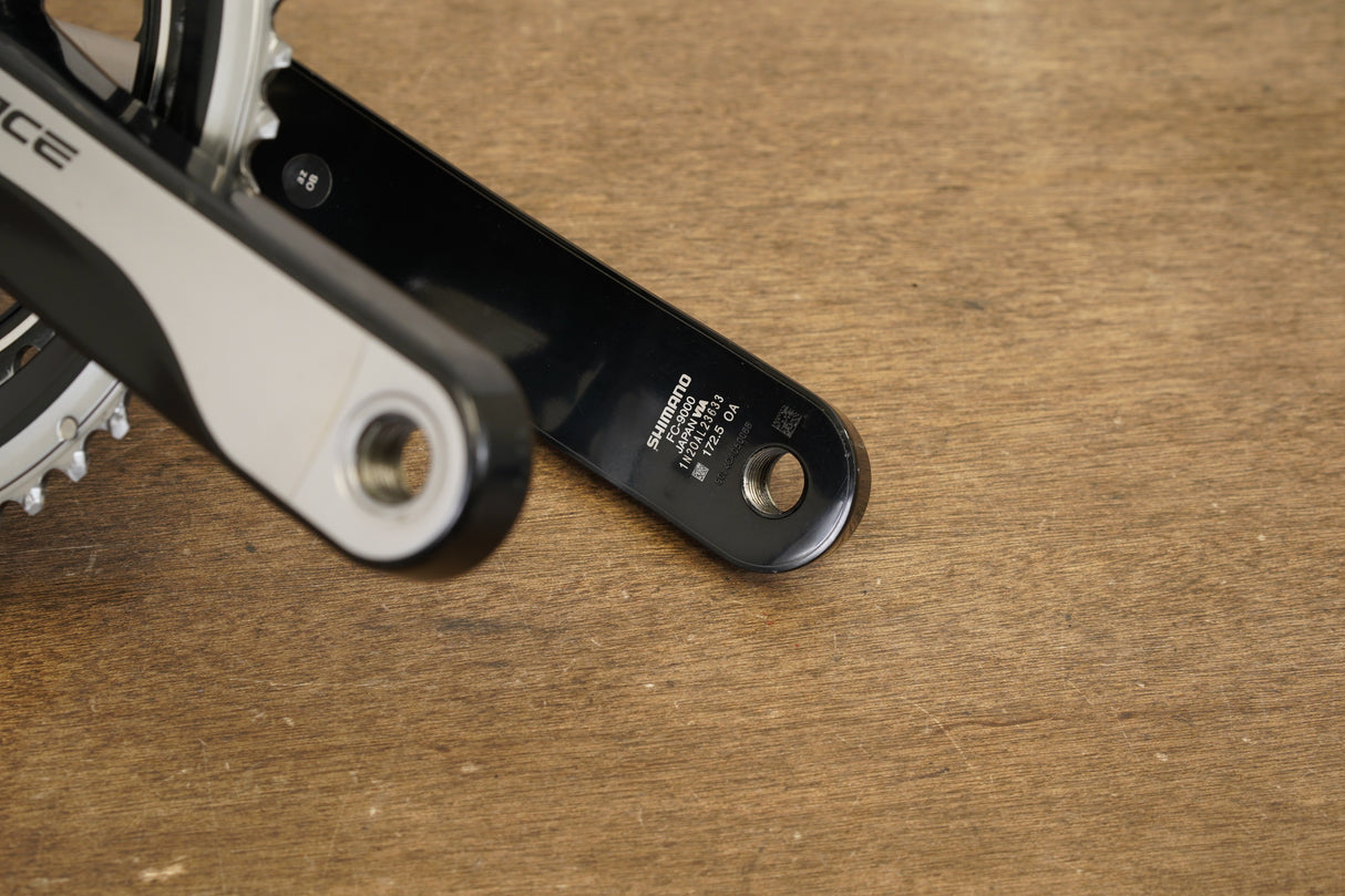 172.5mm 53/39T Shimano Dura-Ace FC-9000 11 Speed Crankset