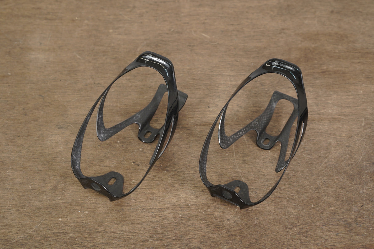 (2) Specialized S-WORKS Rib Cage II Carbon Water Bottle Cages 37g