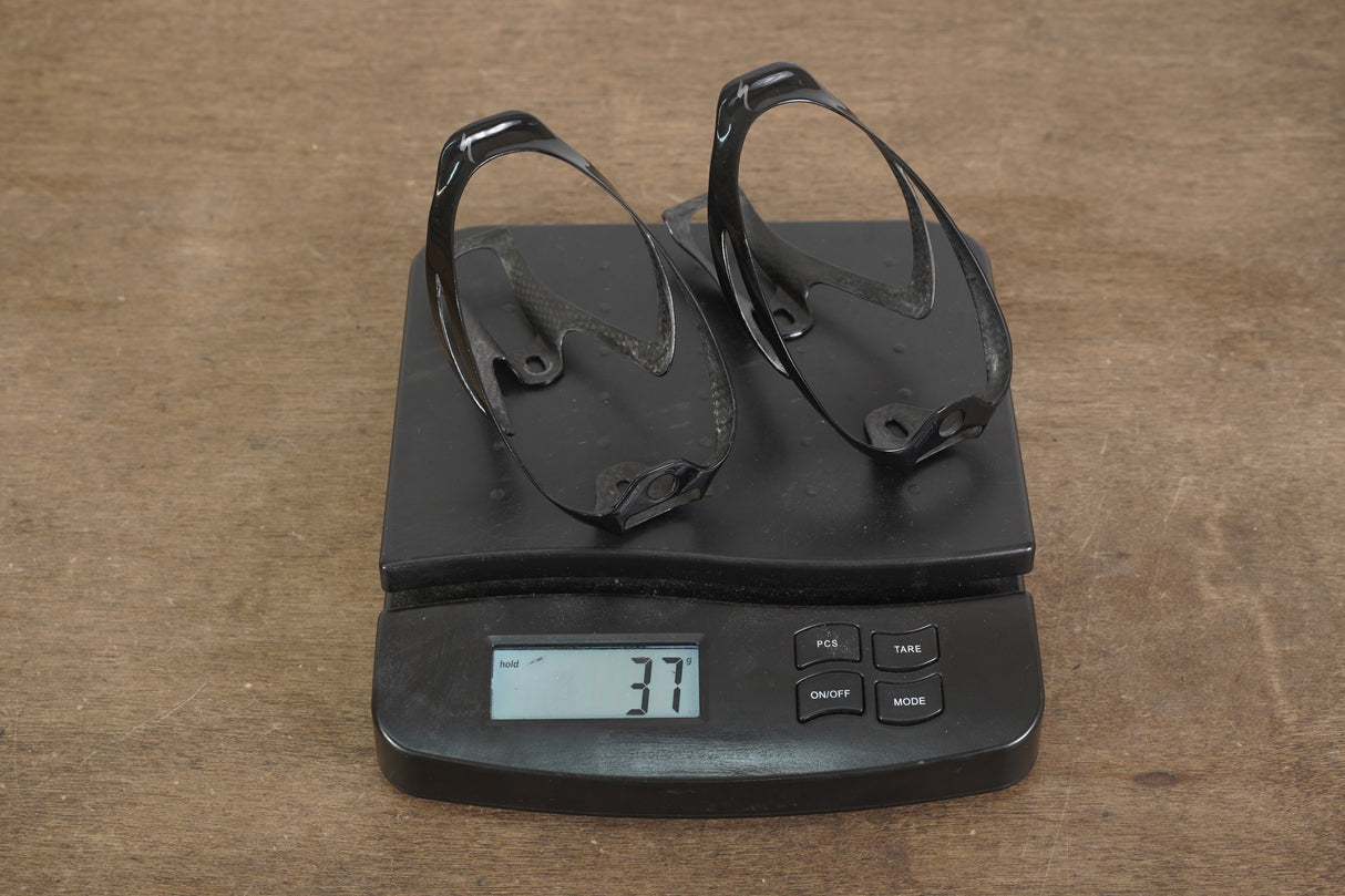 (2) Specialized S-WORKS Rib Cage II Carbon Water Bottle Cages 37g