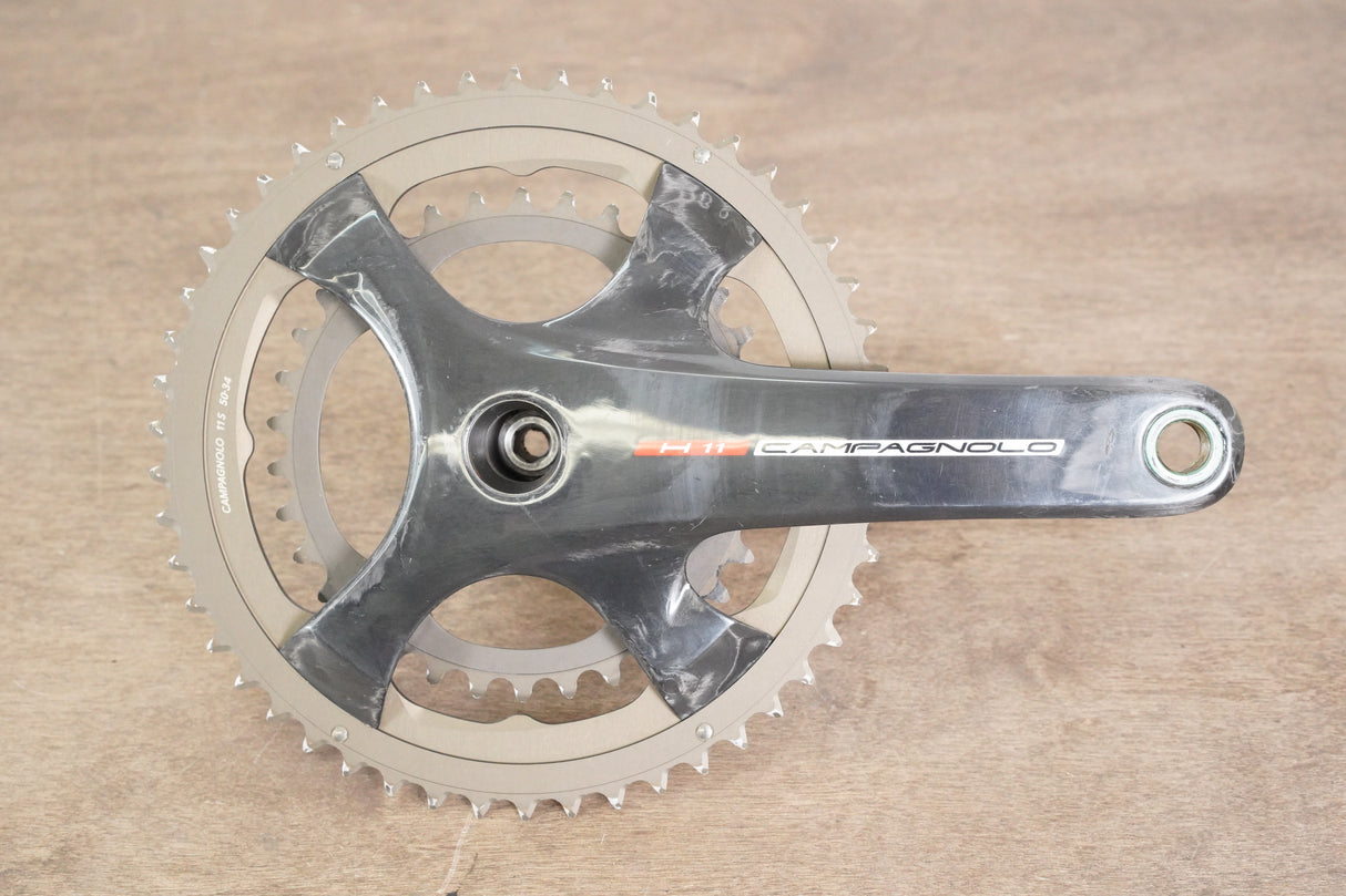 175mm 50/34T Campagnolo H11 11 Speed Carbon Crankset