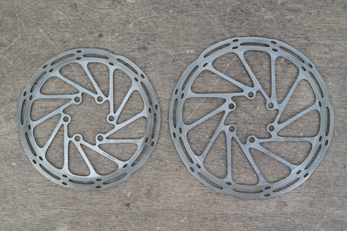 (2) 160/140mm SRAM CenterLine 6-Bolt Disc Brake Rotors Road Gravel CX