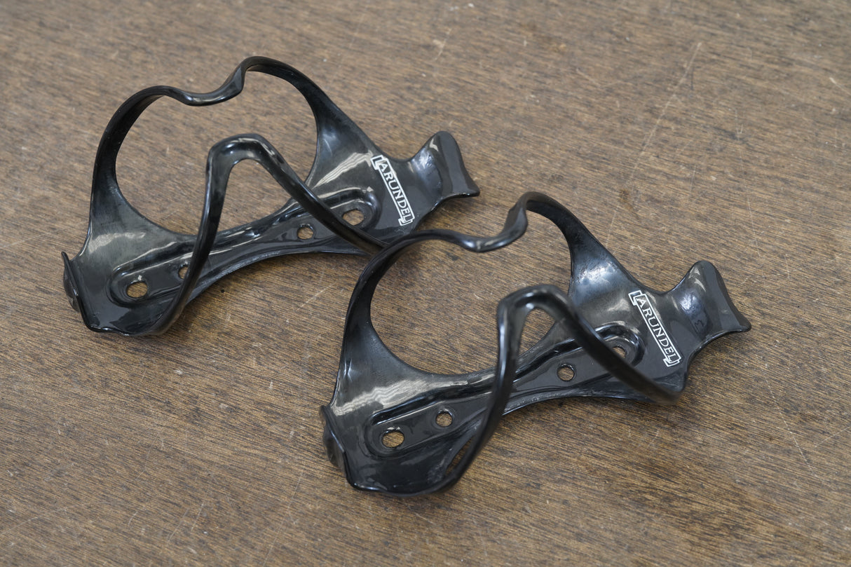 (2) Arundel Mandible Carbon Water Bottle Cages 55g