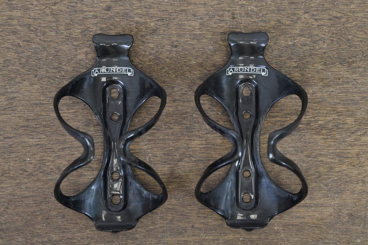 (2) Arundel Mandible Carbon Water Bottle Cages 55g