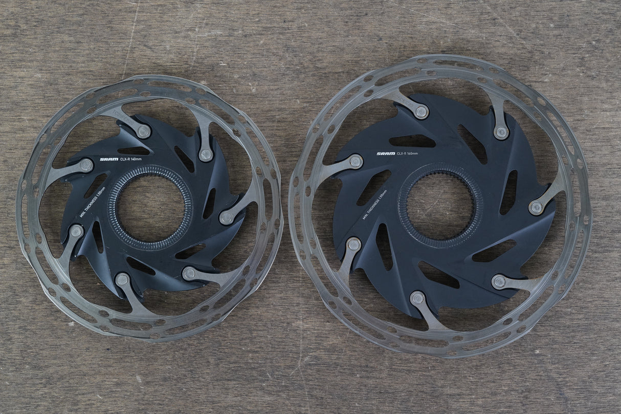 (2) 160/140mm SRAM Centerline XR Center Lock Disc Brake Rotors
