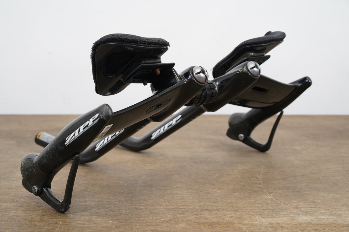 40cm Zipp Vuka Aero Carbon Aero TT Handlebar + Extensions TT Triathlon 31.8mm
