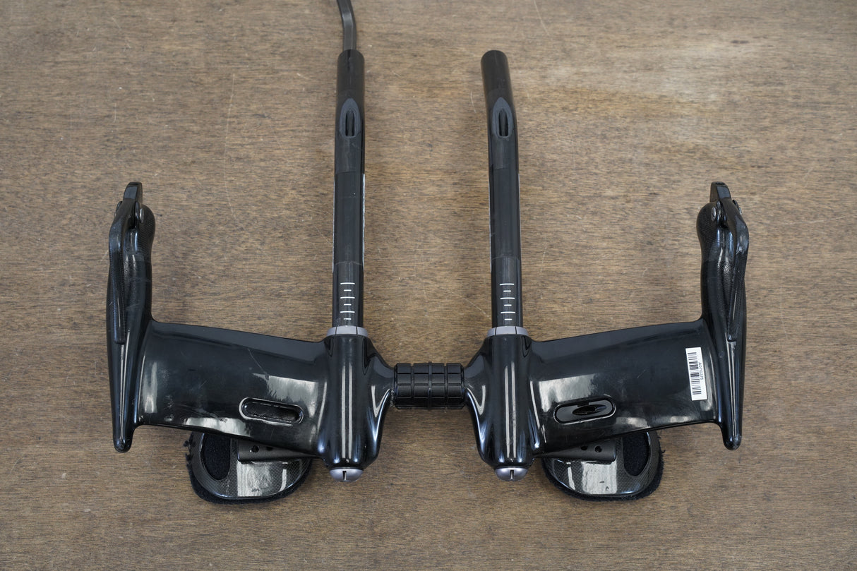 40cm Zipp Vuka Aero Carbon Aero TT Handlebar + Extensions TT Triathlon 31.8mm