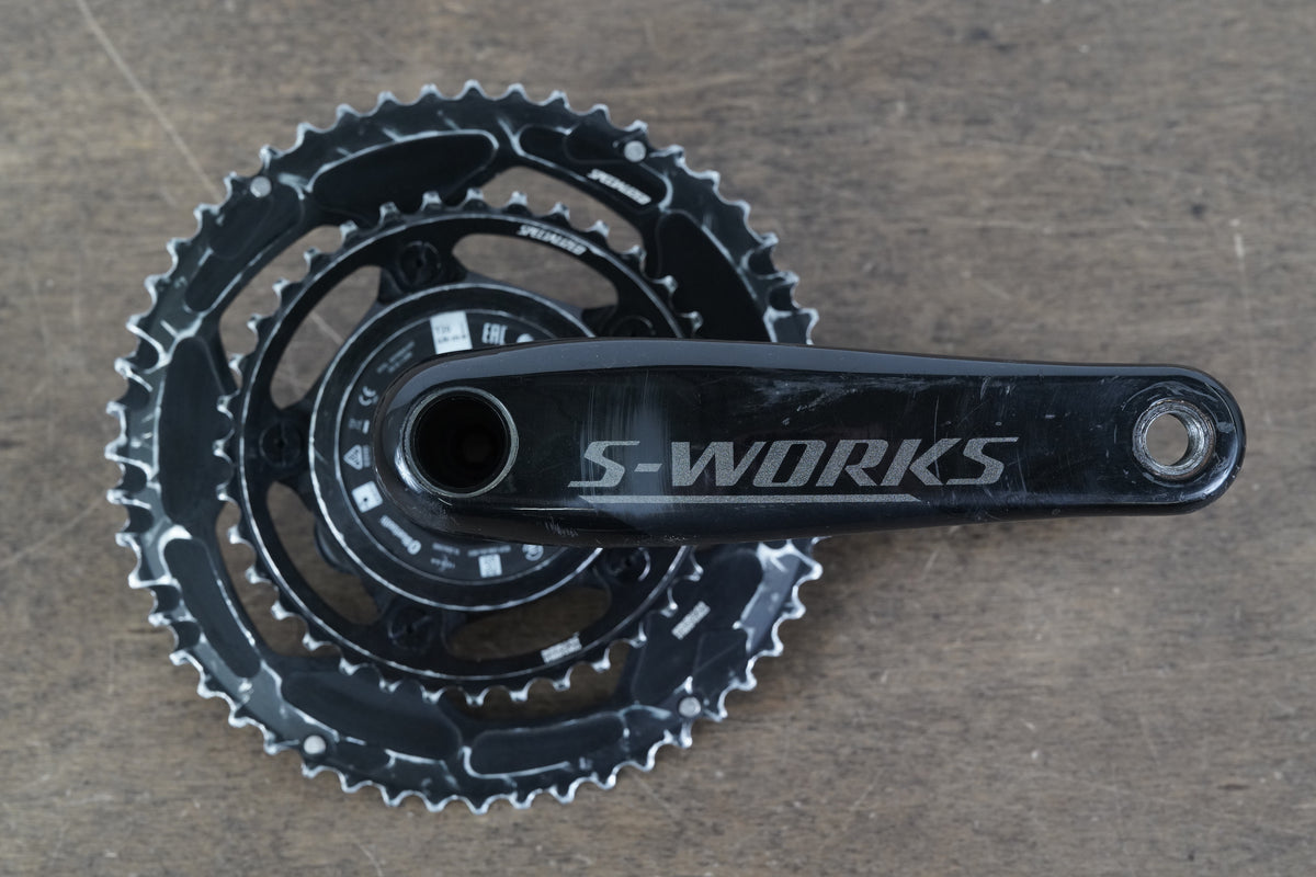 175mm 52/36T Specialized S-WORKS Quarq DZero Power Meter Carbon Crankset 663g