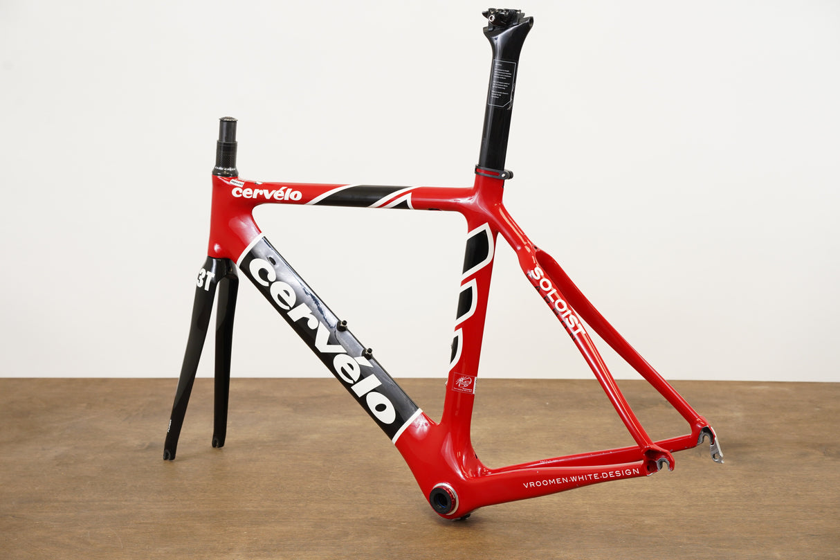 54cm Cervelo Soloist Carbon Rim Brake Road Frameset