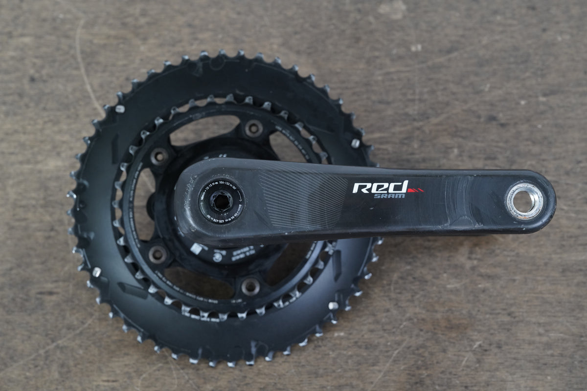 172.5mm 52/36T GXP SRAM Red Quarq DZero Power Meter Crankset 750g