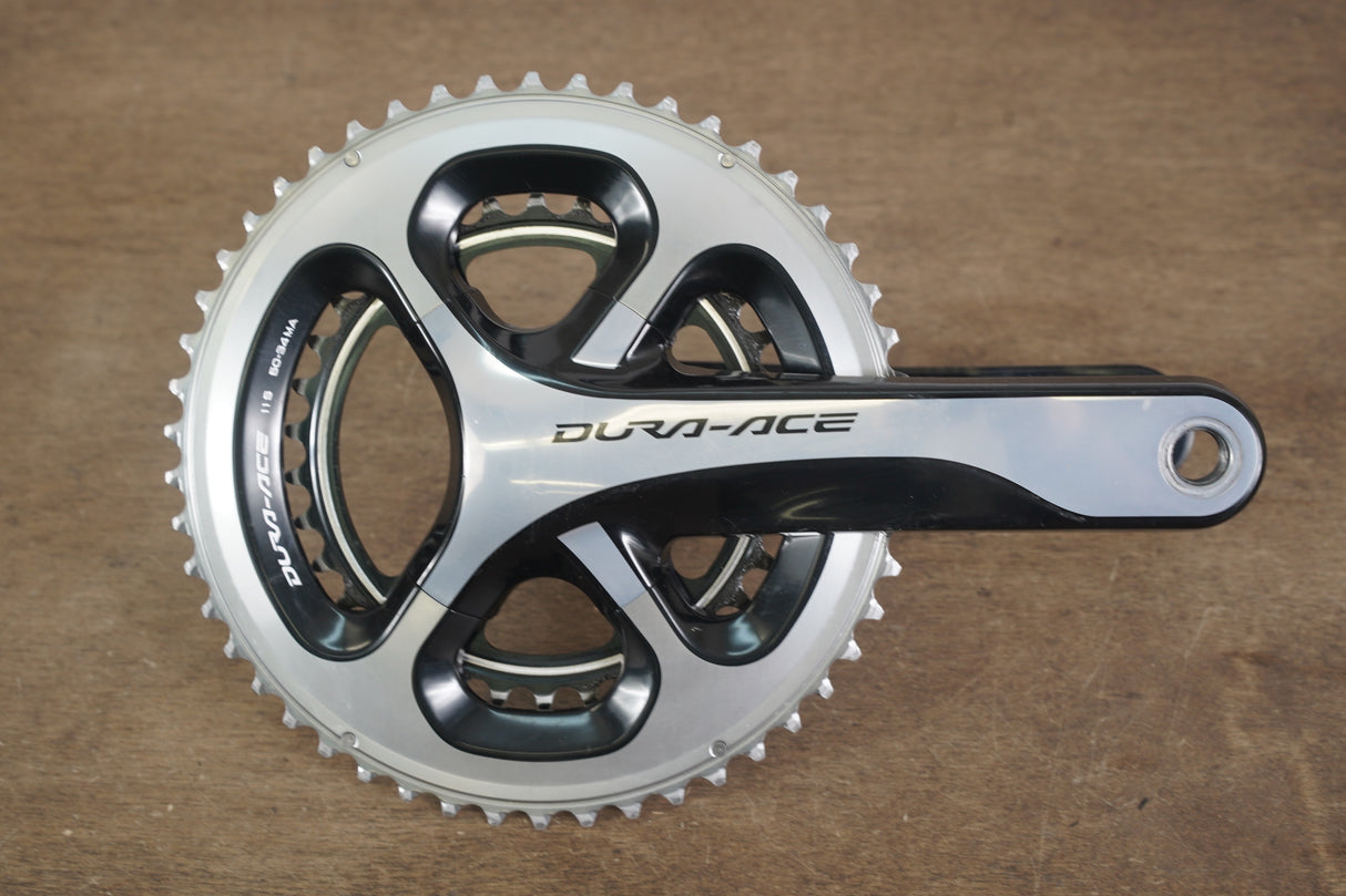 172.5mm 50/34T Shimano Dura-Ace FC-9000 11 Speed Crankset