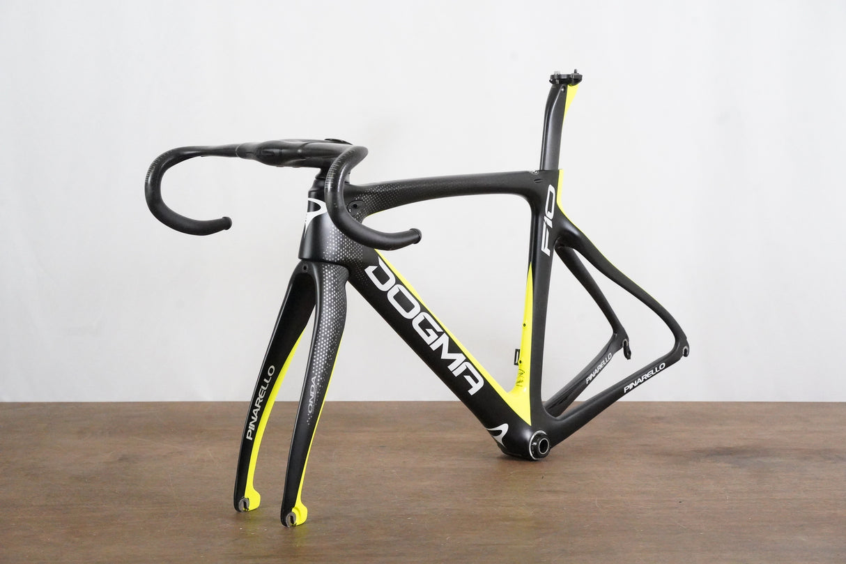 50cm Pinarello Dogma F10 Carbon Rim Brake Frameset + Barstem