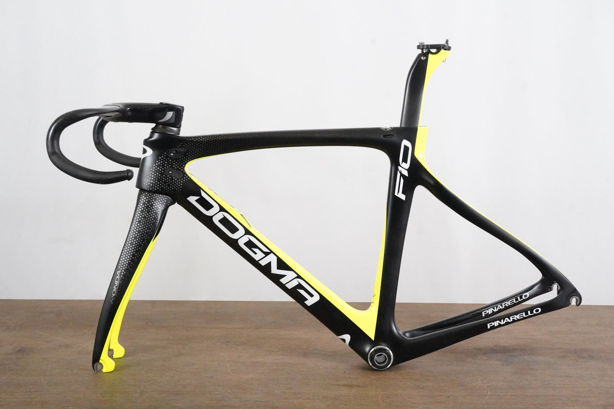 50cm Pinarello Dogma F10 Carbon Rim Brake Frameset + Barstem