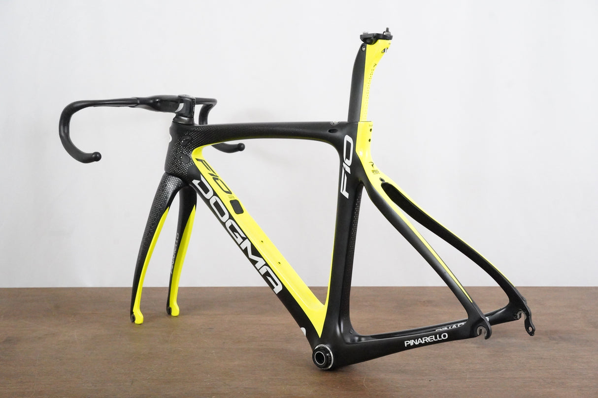 50cm Pinarello Dogma F10 Carbon Rim Brake Frameset + Barstem