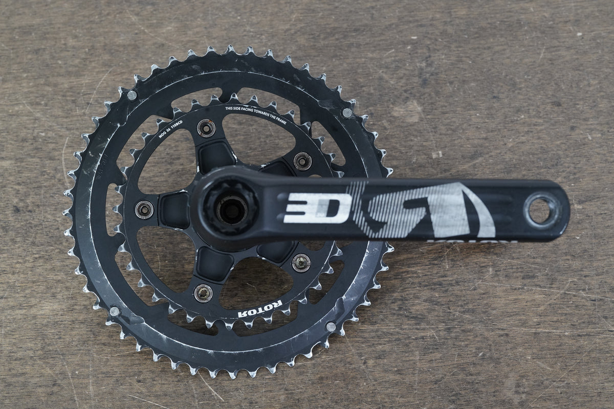 170mm 52/36T BB30 Rotor 3D Road Crankset 724g