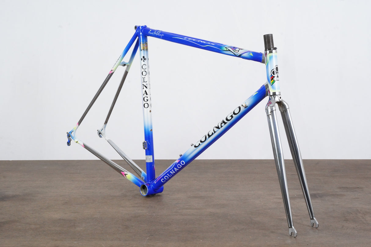 54cm Colnago Tecnos Art Decor Steel Rim Brake Road Frame