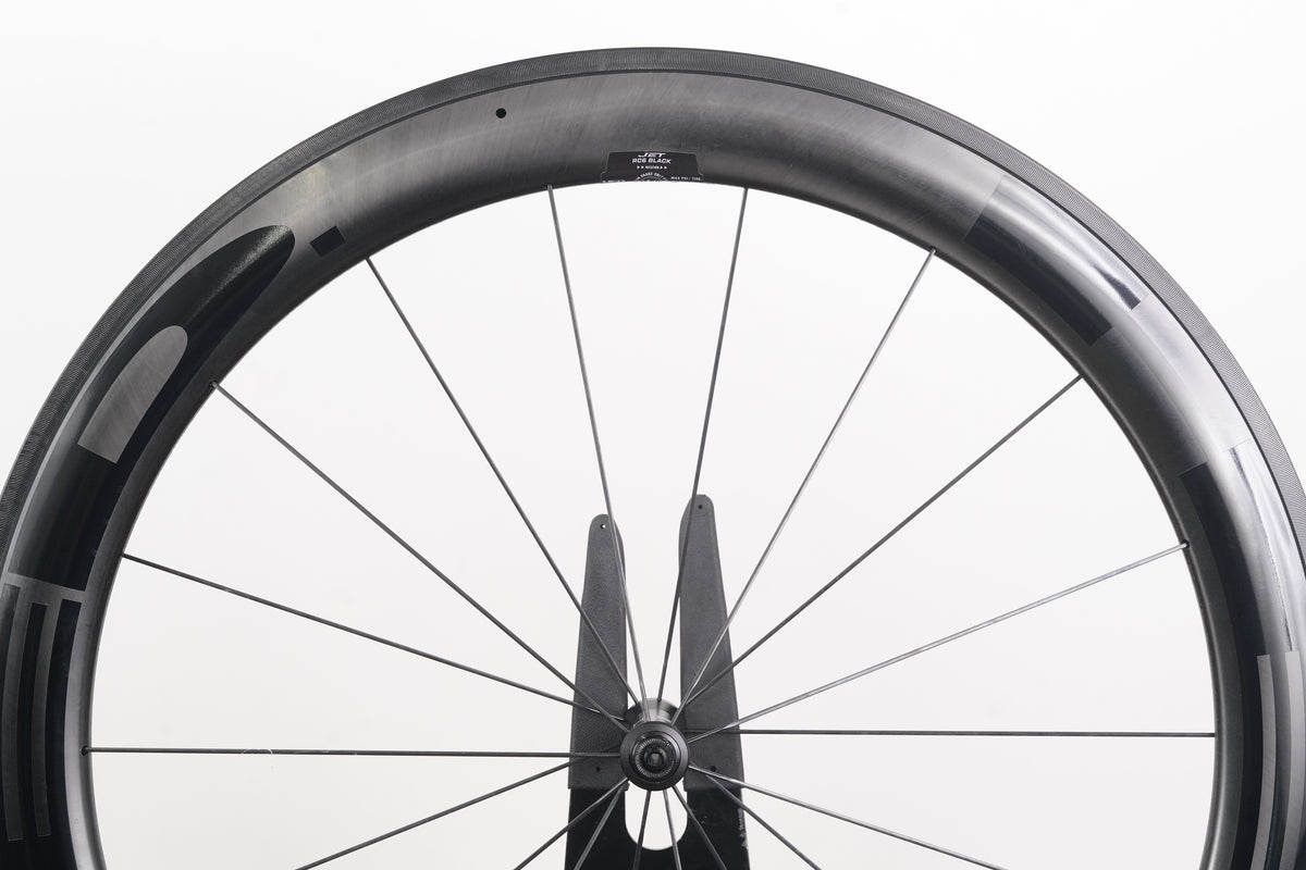 HED Jet RC6 Black Carbon Tubeless Rim Brake Wheelset Shimano/SRAM 11 Speed