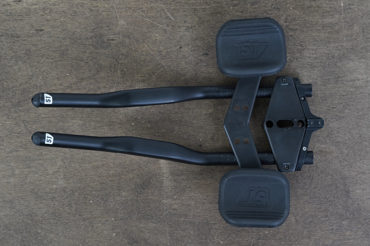 51 Speedshop Rev Aero Carbon Extensions TT Triathlon Handlebar + Shiv Mount