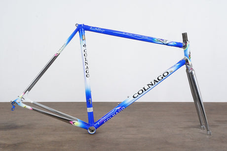 54cm Colnago Tecnos Art Decor Steel Rim Brake Road Frame
