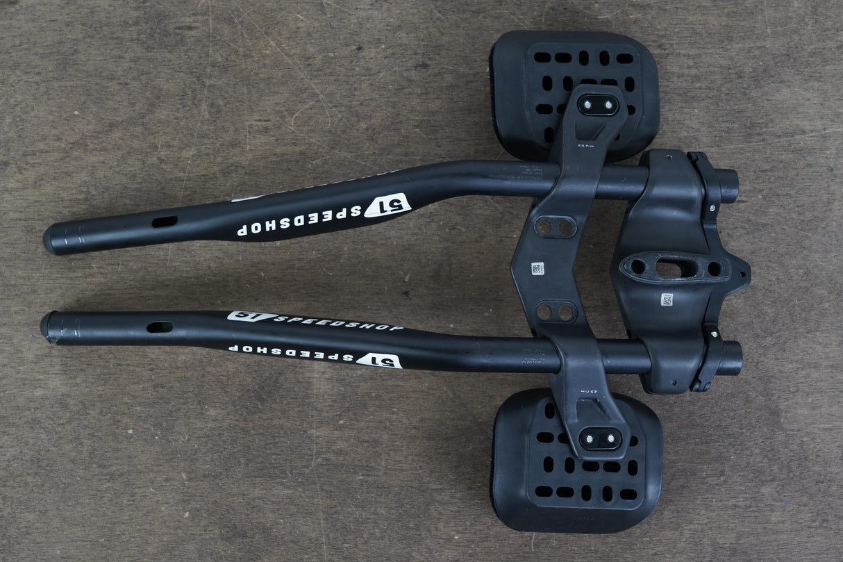 51 Speedshop Rev Aero Carbon Extensions TT Triathlon Handlebar + Shiv Mount