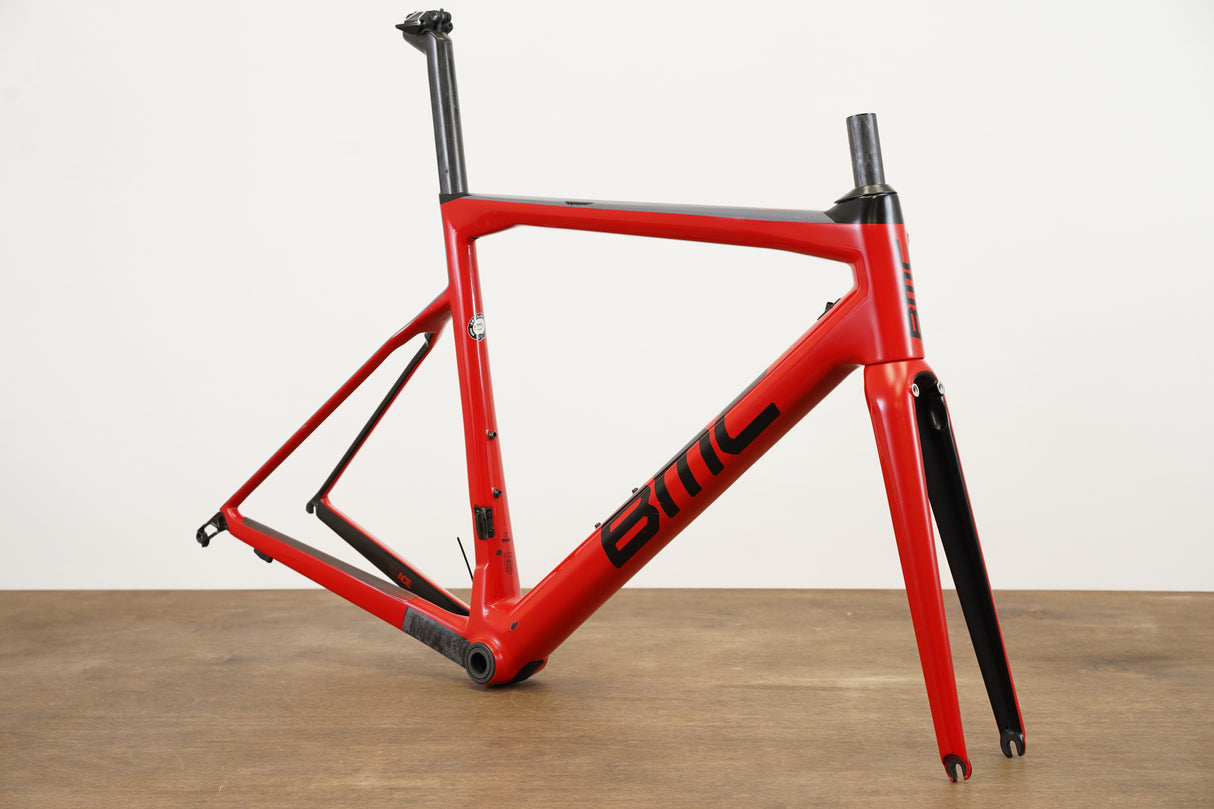 54cm BMC TeamMachine SLR01 Carbon Rim Brake Frameset SLR 01 *Repaired*