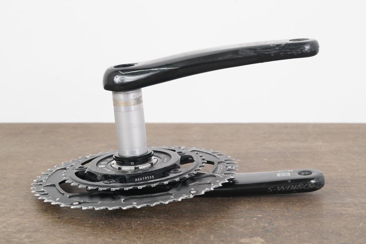 172.5mm 52/36T Specialized S-WORKS Quarq DZero Power Meter Carbon Crankset 665g