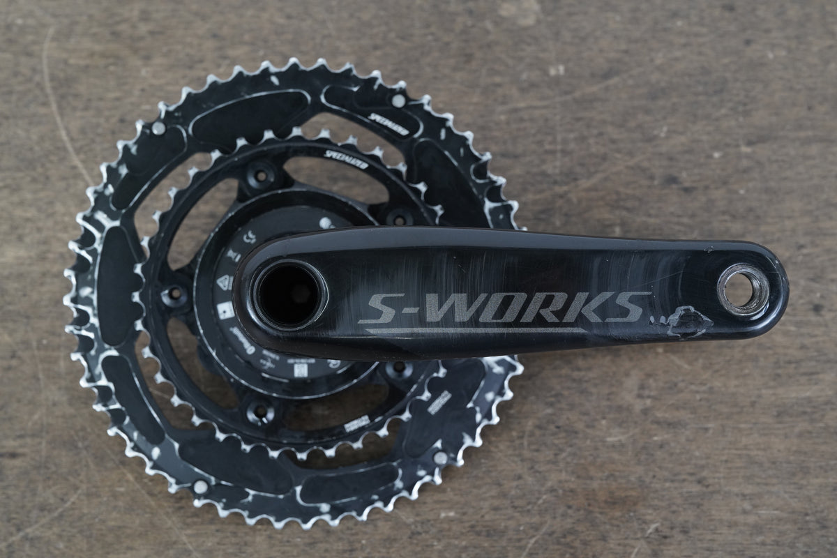 172.5mm 52/36T Specialized S-WORKS Quarq DZero Power Meter Carbon Crankset 665g