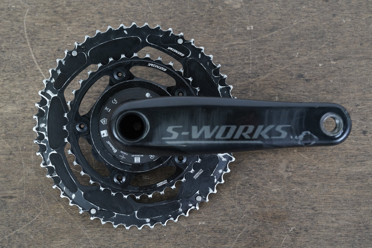 172.5mm 52/36T Specialized S-WORKS Quarq DZero Power Meter Carbon Crankset 665g
