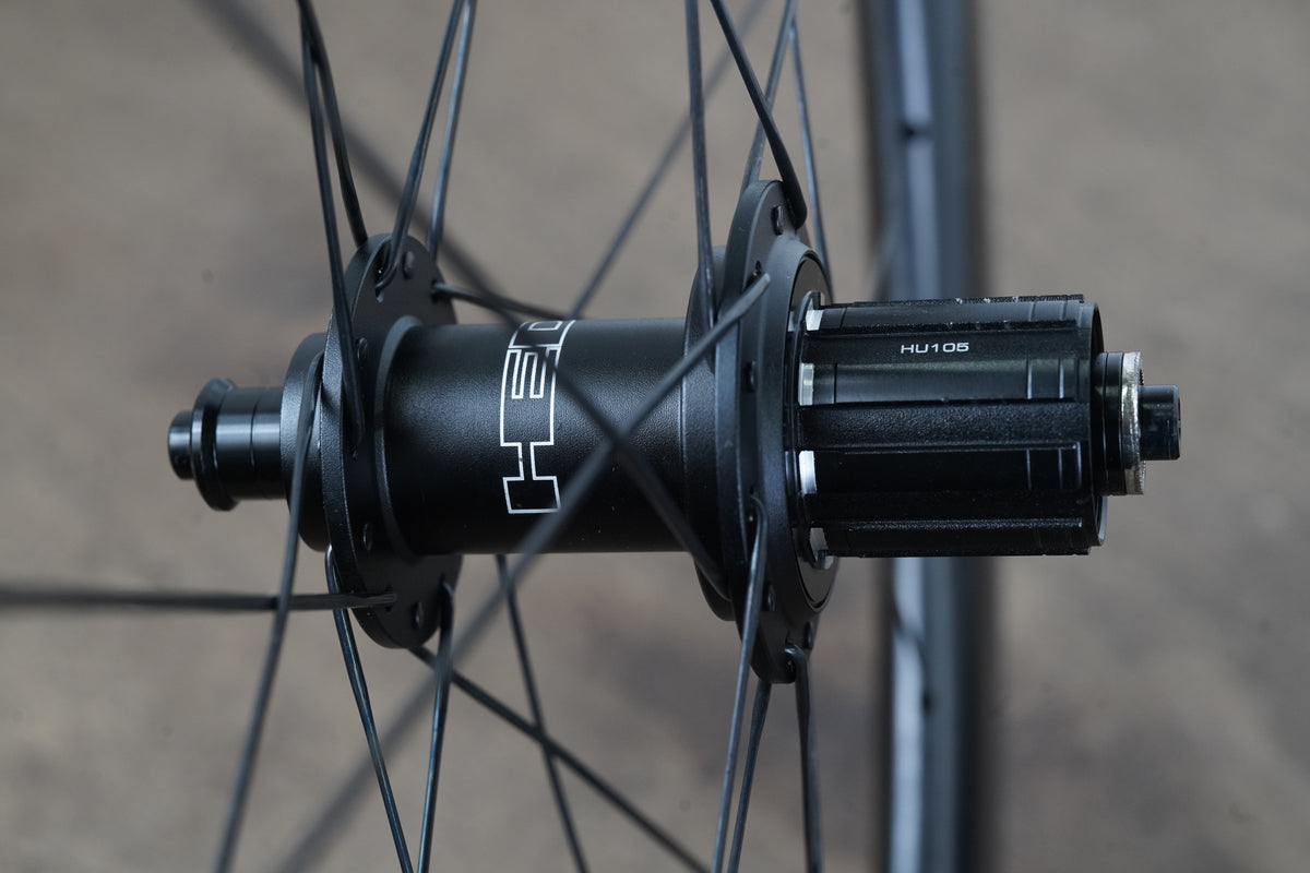 HED Jet RC6 Black Carbon Tubeless Rim Brake Wheelset Shimano/SRAM 11 Speed
