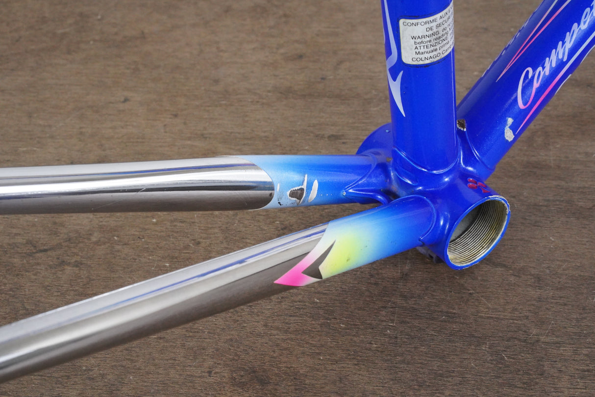 54cm Colnago Tecnos Art Decor Steel Rim Brake Road Frame