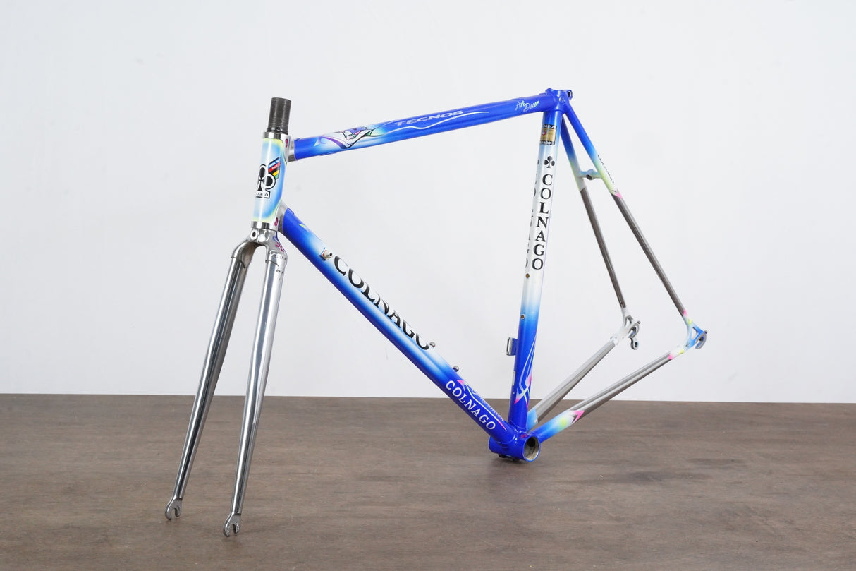 54cm Colnago Tecnos Art Decor Steel Rim Brake Road Frame