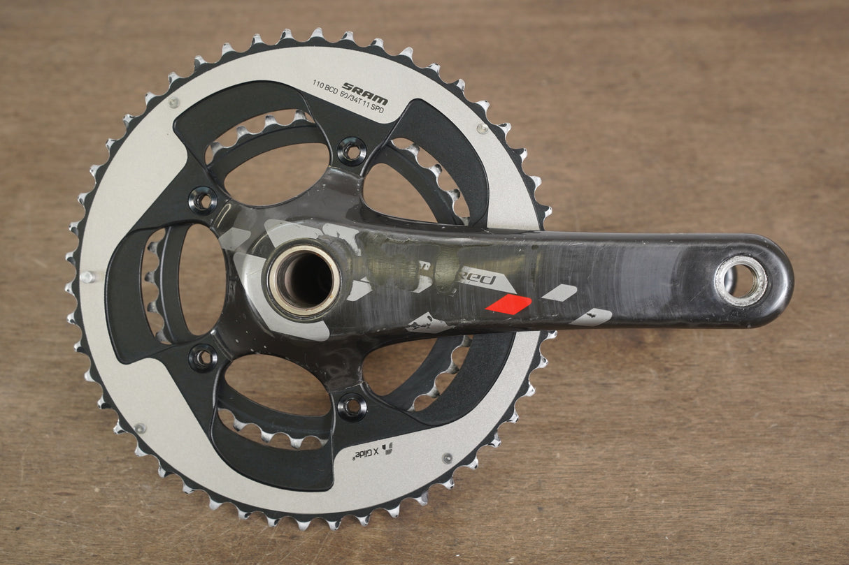 170mm 50/34T GXP SRAM Red 22 Carbon Crankset