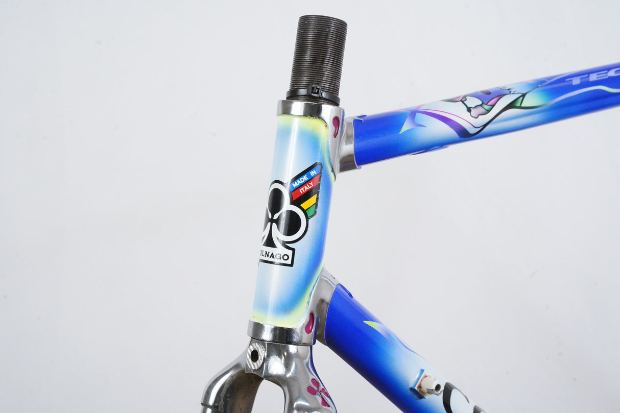 54cm Colnago Tecnos Art Decor Steel Rim Brake Road Frame