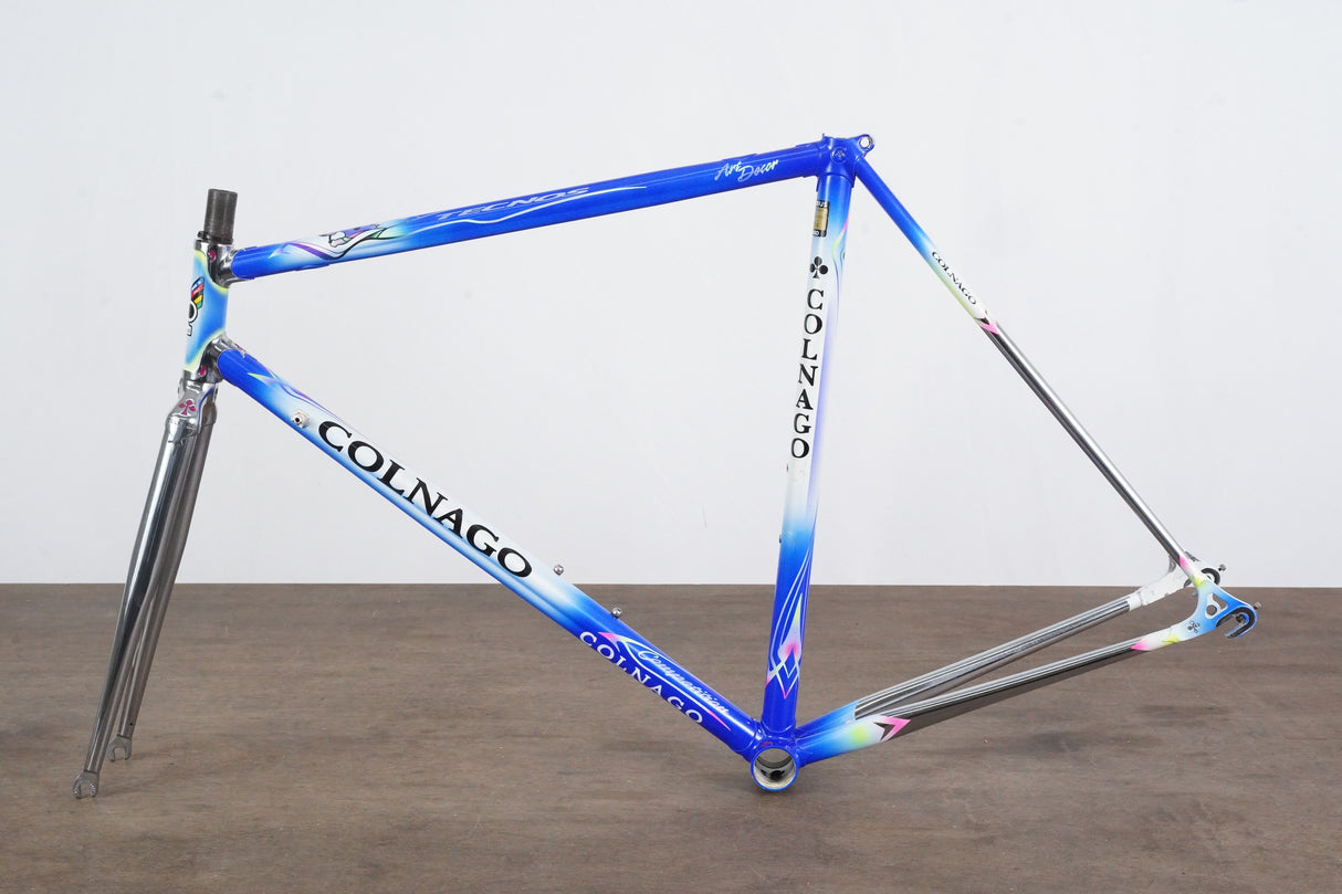 54cm Colnago Tecnos Art Decor Steel Rim Brake Road Frame